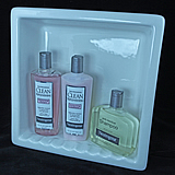 gw recessed shampoo soap niche shelf holder dish